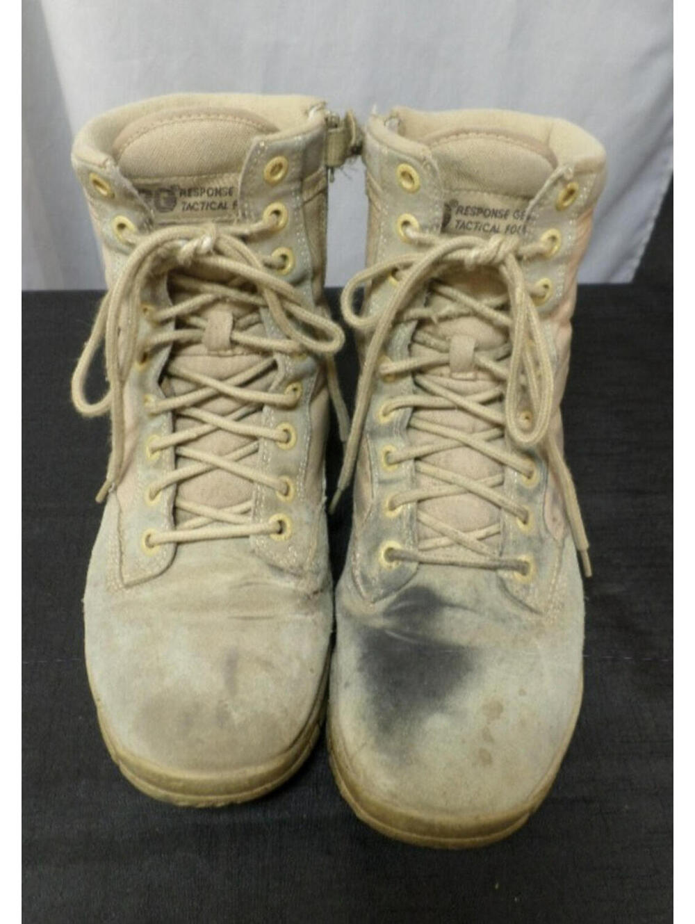 TAN SAND HOT WEATHER USGI MILITARY WORK BOOTS SIZE 9